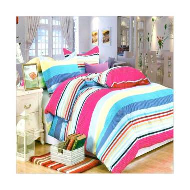 Rosewell Microtex Disperse A044 Set Sprei - Burgundy Pink