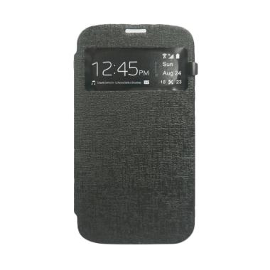 Flip Cover Casing for Samsung J7 Prime - Hitam