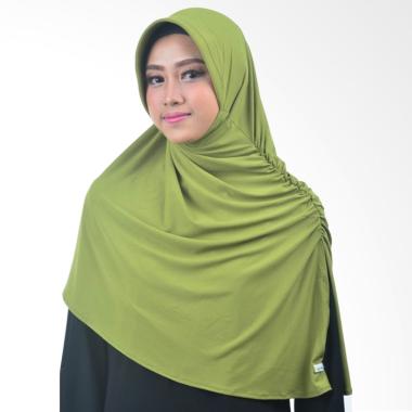 Atteena Hijab Annida Aznie Basic Jilbab Instant - Dark Green