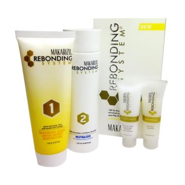 Makarizo Rebonding System Obat Pelurus Rambut Ikal