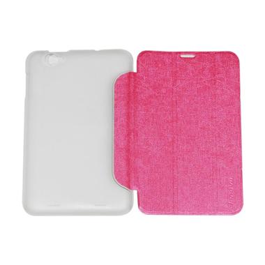 VR Leather Flip Cover Casing for Tablet Lenovo A5000 (7.0 Inch) - Pink VR Leather Flip Cover Casing for Tablet Lenovo A5000 (7.0 Inch) - Pink
