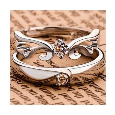Bella & Co Xuping Ring Cincin Tunangan - Silver