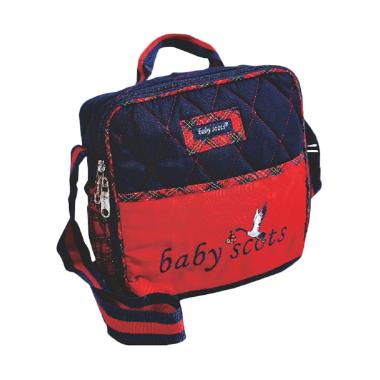 Baby Scots Bordir Kecil Tas Bayi - Biru