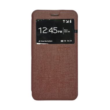 Delkin Flip Cover Casing for Lenovo A7000 - Coklat Delkin Flip Cover Casing for Lenovo A7000 - Coklat