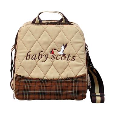 Baby Scots Alumunium Foil Tas Bayi - Cokelat