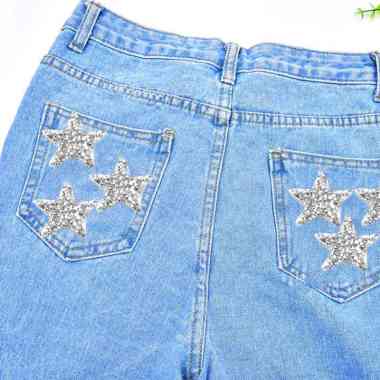 Promo 6pcs Bee Crystal Rhinestone Patch 
