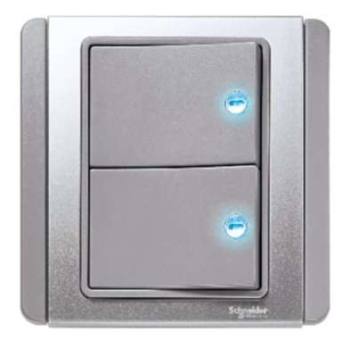 Schneider Neo Saklar Seri Grey Silver