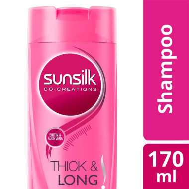 Promo Harga Sunsilk Shampoo Thick & Long 170 ml - Blibli