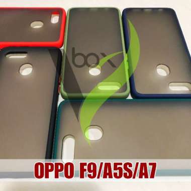 FOR OPPO F9/A5S/A7 CASE MY CHOICE ARMOR MATTE DOVE TRANSPARENT Oppo A5S Black