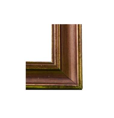 Pigura Bingkai Frame Foto Kolase Klip Jepit Tali 50x70 cm Coklat
