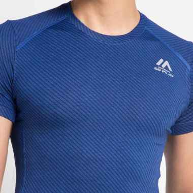 MASTERMAN GOPLAY PERFORMANCE DYE KNIT PINSTRIPE KAOS LARI GYM OLAHRAGA L
