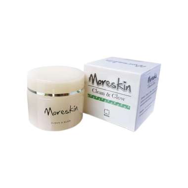 MORESKINCLEAN AND GLOW - Cream Pemutih Wajah, Pencerah Wajah, Krim Muka Pemutih PERMANEN