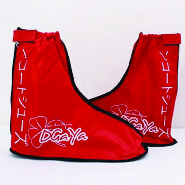 DGaya Jas Hujan Sepatu - Merah