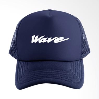 RLUCK8888 Trucker Wave Topi Pria - Navy