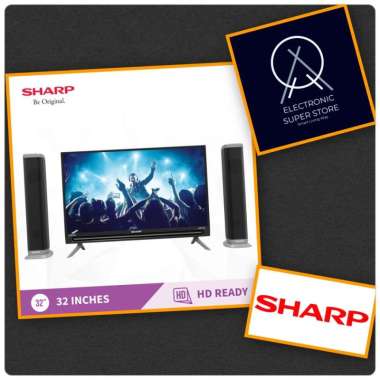TV LED 32INCH SHARP 2T-C32BD1l WITH DOUBLE TOWER SPEAKER