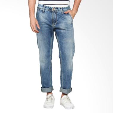 Lois Men Fashion Straight Celana Panjang Pria - Denim Blue CFS 306