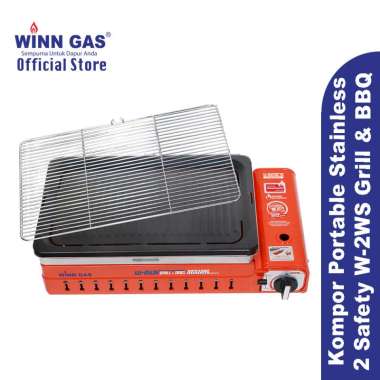 Winn Gas Kompor Portable Grill & BBQ W2WS Double Safety 2 Fungsi