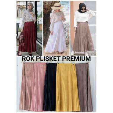 ROK PLISKET PREMIUM MAYUNG Super Rok Jersey Hyget Premium Panjang Tebal Bawahan Muslim Wanita READY 