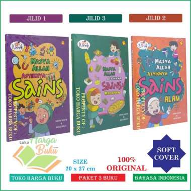 Paket 3 Buku Komik Masya Allah Asyiknya Sains Alam Makanan [Original] - Alkautsar Kids