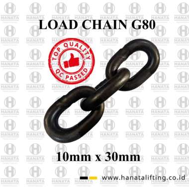 Rantai Baja / Load Chain G80 10mm x 30mm