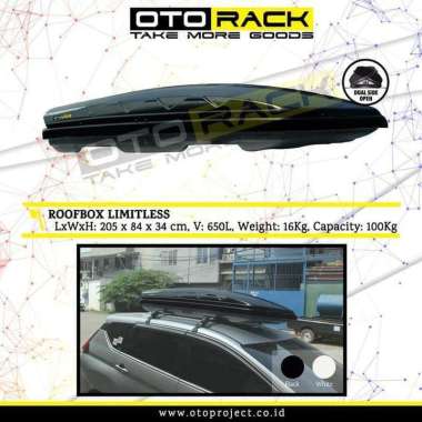 Otorack Roofbox Limitless Series - HARGA BELUM TERMASUK ONGKOS KIRIM Glossy White