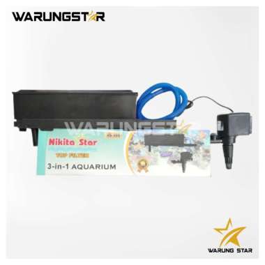 NIKITA STAR TOP FILTER 3-IN-1 AQUARIUM NS-999 / FILTER AQUARIUM