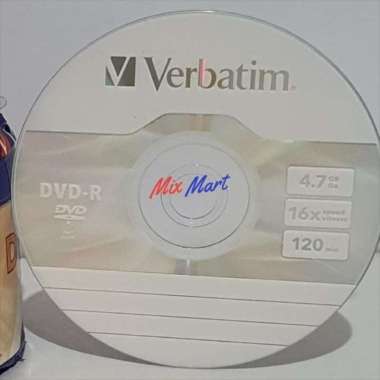 DVD-R Verbatim Blank Kosong 4.7 GB satuan ketengan