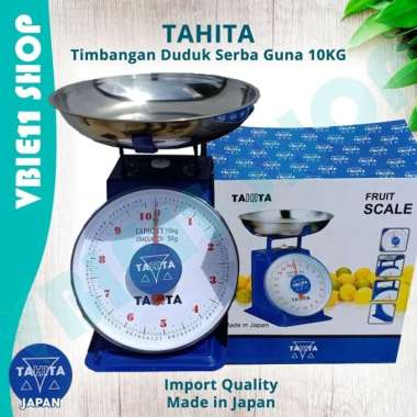 TIMBANGAN DUDUK / JARUM / ANALOG / MANGKUK TAHITA 10KG / 10 KG HITAM