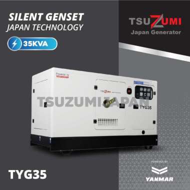 Genset 35 KVA Yanmar TYG35 Silent Tsuzumi Japan