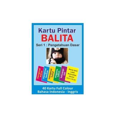 Bayi Pintar Flashcard Kartu Pintar Balita Seri 1 : Pengetahuan Dasar Mainan Anak