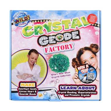 Wildscience Crystal Geode Factory Mainan Edukasi Anak