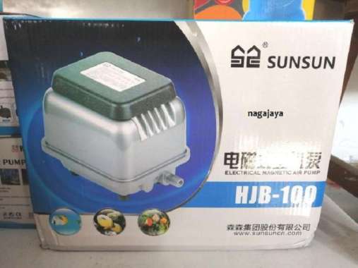 aerator oksigen kolam SUNSUN HJB 100 pompa gelembung udara kolam aquarium sunsun hjb 100