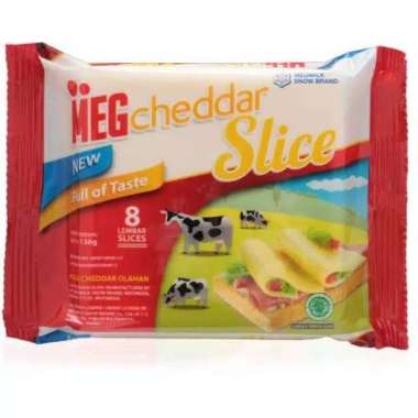 KEJU MEG CHEDDAR SLICE 8's