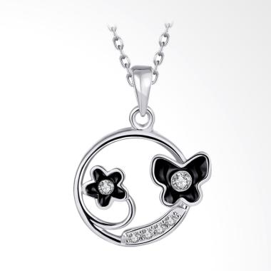 Bella & Co LKN18KRGPN873-C Aksesoris Kalung Lapis Silver