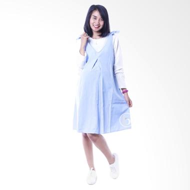 Mama Hamil DRO 843 Candy Dress Over ... amil Menyusui - Biru Muda