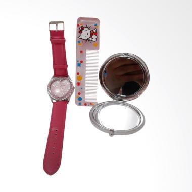 Hello Kitty HK-002 Paket Dandan Jam Tangan Wanita - Multicolor