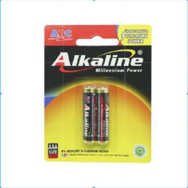 Alkaline LR03 /AAA / Baterai Alkaline AAA Isi 2 / ABC Alkaline Ukuran AAA 2 Pcs / Baterai Alkaline
