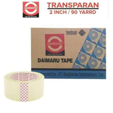 Daimaru Lakban Bening [90 Yard/ 2 Inch/ 1 Dus @72 Roll]