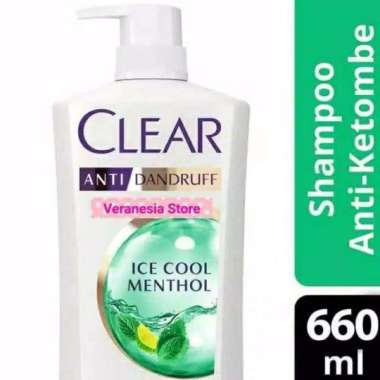 Promo Harga Clear Shampoo Ice Cool Menthol 660 ml - Blibli