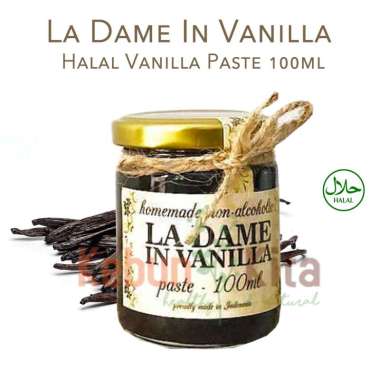 La Dame in Vanilla Halal Vanilla Paste 100 ml