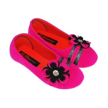 HQo Rosali02 Slip On Sepatu Anak Balet Sepatu Flat Anak Sepatu Anak Perempuan - Fanta