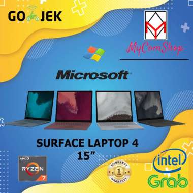 Microsoft Surface Laptop 4 15" Ryzen 7 4980U Ram 8GB/256GB,512GB SSD Platinum 8GB/256GB SSD