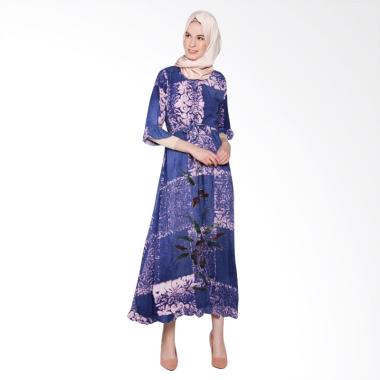Jogja Batik Fairus Motif B Long Dress Muslim Wanita