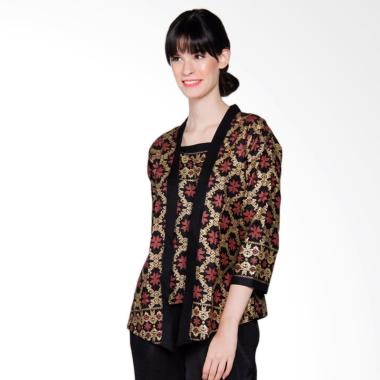 Jogja Batik Rahma A Kebaya Prodo Atasan Wanita - Merah