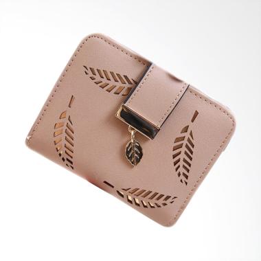 Aamour Small Leaf Wallet Apricot Dompet Wanita