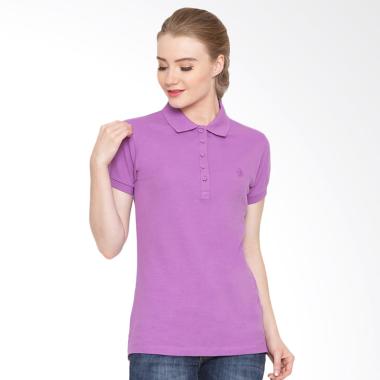 Osella Ladies Solid Woman Polo Shirt - Plum