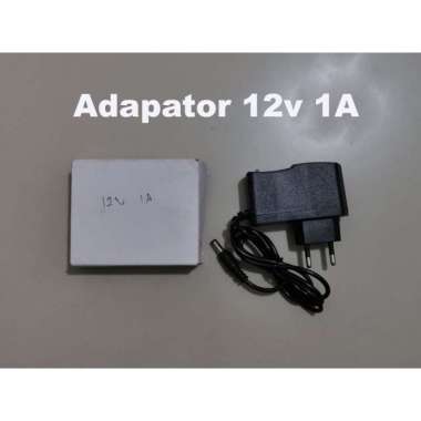 Adaptor 12v DC 1A hitam
