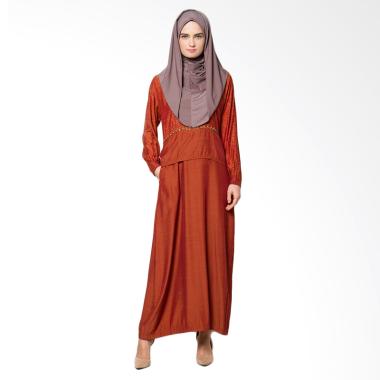 Mirtazani Qori Fahrani Gamis Baju Muslim Wanita - Teracota