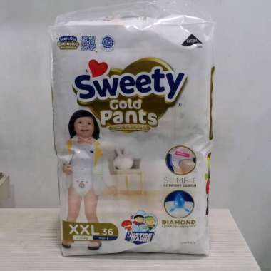 SWEETY GOLD PANTS XXL 36 XXL36 TIPE CELANA - POPOK CELANA SWEETY GOLD PANTS XXL36 XXL 36