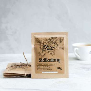 Otten Coffee Drip Arabica Sidikalang Kopi Bubuk [10 g]